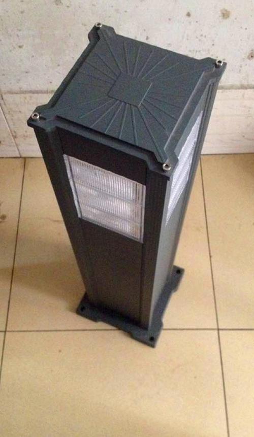 戶外照明新選擇 廠家大批量供應鐵制小區花園花紋LED草坪燈